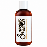 Samson's Haircare Midwest Daily Use Shampoo for men, 12 oz amber bottle on a white background