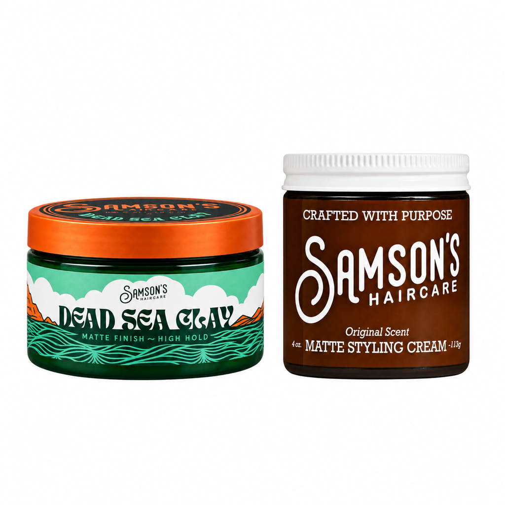 Dead Sea Clay + Ultra Matte Styling Cream Bundle