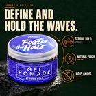 Samson's Foster the Hair Gel Pomade is the hold that survives to morning