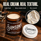 The Benefits of Samson's Ultra Matte Styling Cream