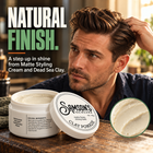 Samson's Matte Finish Clay Pomade Leaves Your Hair With A Natural Finish