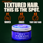 Foster the Hair Gel Pomade for textured hair: waves, edges and tight coily hair